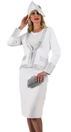 Lily & Taylor 3-Piece Knit Skirt Suit – Style 806