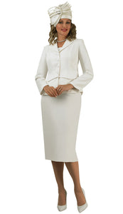 Lily & Taylor French Crepe Skirt Suit – Style 4946