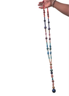 20' Handmade custom beaded statement necklace