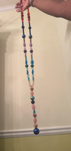 Load image into Gallery viewer, 20' Handmade custom beaded statement necklace