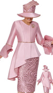 Dorinda Clark Cole 309832-PNK-IH Womens Church Suit