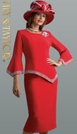 Lily And Taylor 4471-RED-QO